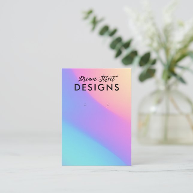 Tarjeta de visualización del degradado del degrada (Anverso de pie)