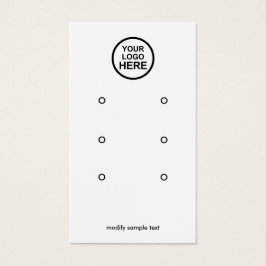 Tarjeta de visualización del logotipo