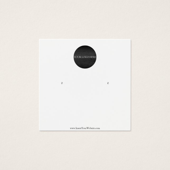 Tarjeta de visualización del logotipo (Anverso)