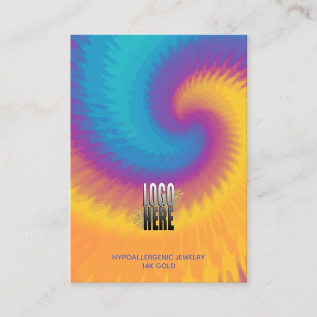 Tarjeta de visualización del logotipo de anclaje d (Anverso)