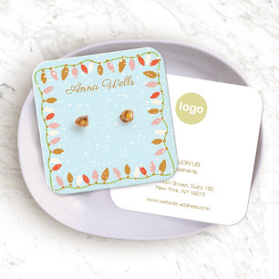 Tarjeta de visualización del logotipo de los navid