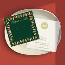 Tarjeta de visualización del logotipo de los navid