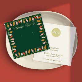 Tarjeta de visualización del logotipo de los navid