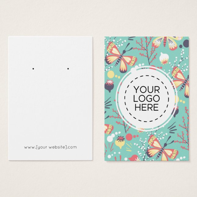 Tarjeta de visualización del patrón de floración d (Anverso y reverso)