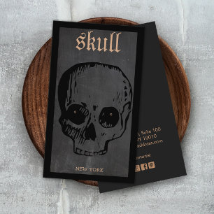 Tarjeta de visualización del tema de Skull Hallowe