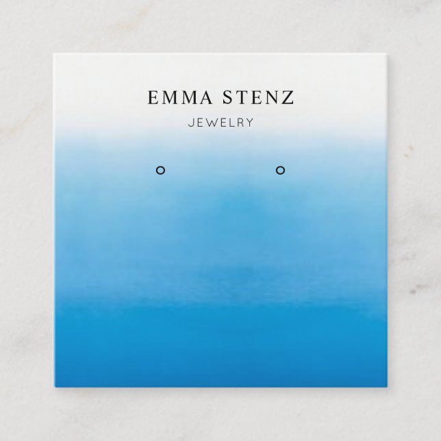 Tarjeta de visualización del tema del Pastel Blue  (Anverso)