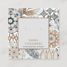 Tarjeta de visualización Earthy Boho