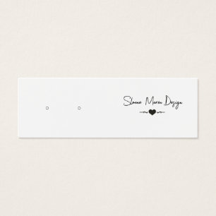 Tarjeta de visualización elegante para minitarjeta