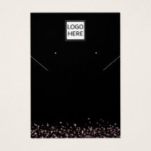 Tarjeta de visualización elegante y moderna del an