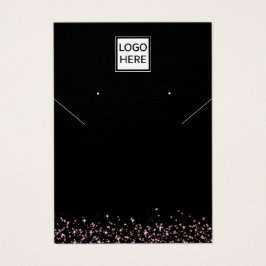 Tarjeta de visualización elegante y moderna del an