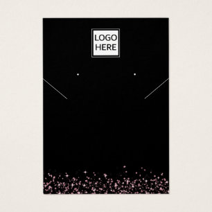 Tarjeta de visualización elegante y moderna del an
