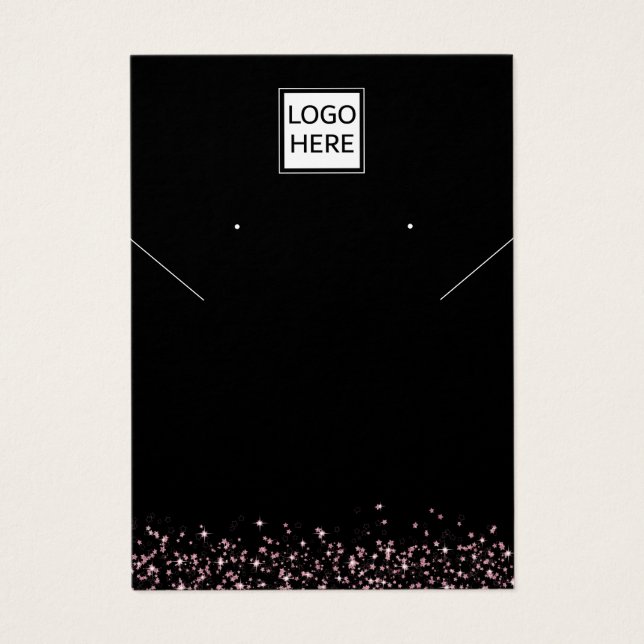 Tarjeta de visualización elegante y moderna del an (Frente)