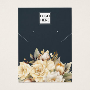 Tarjeta de visualización elegante y moderna del an