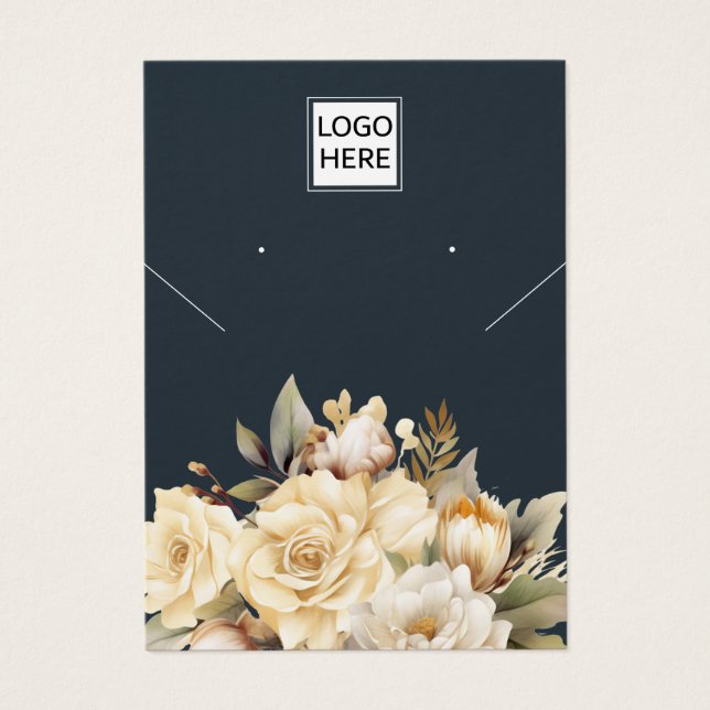 Tarjeta de visualización elegante y moderna del an (Frente)