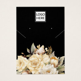 Tarjeta de visualización elegante y moderna del an