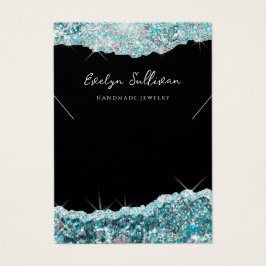 Tarjeta de visualización falsa del collar del purp