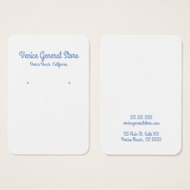 Tarjeta de visualización Hip Blue Earring o JewelD