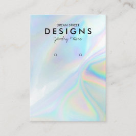 Tarjeta de visualización holográfica de moda de co