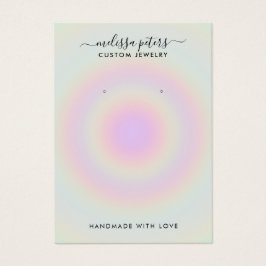 Tarjeta de visualización holográfica moderna de jo