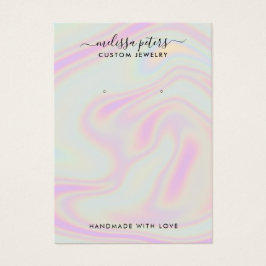 Tarjeta de visualización holográfica moderna de jo