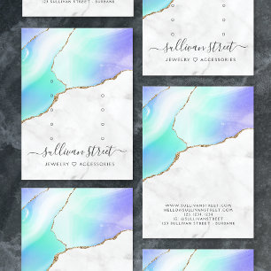 Tarjeta de visualización Marble Agate Multi Stud E