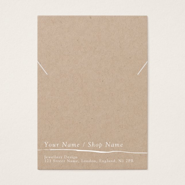 Tarjeta de visualización mínima de collar o pulser (Frente)