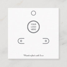 Tarjeta de visualización mínima de joyas para port