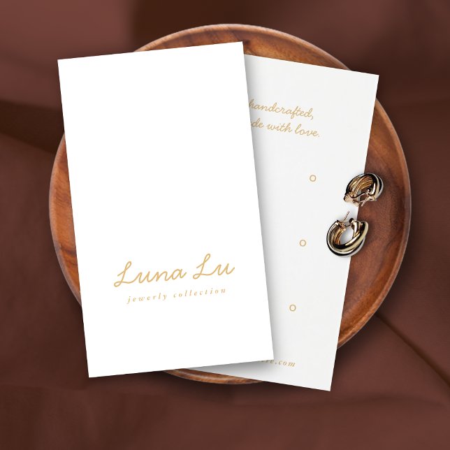 Tarjeta de visualización minimalista de joyas de l (Subido por el creador)