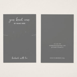 Tarjeta de visualización minimalista de los asient