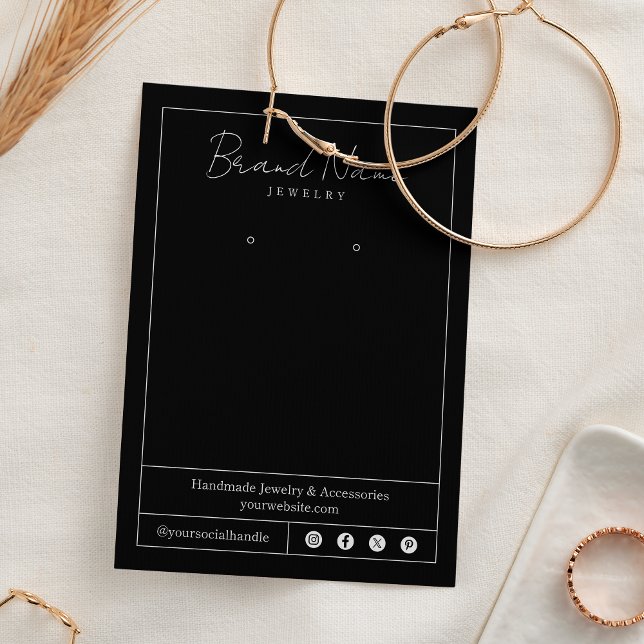 Tarjeta de visualización minimalista elegante de j (Subido por el creador)