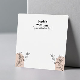 Tarjeta de visualización moderna Boho Pastel Neckl