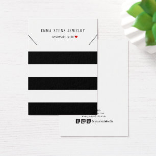 Tarjeta de visualización moderna de collar de band