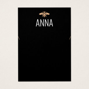 Tarjeta de visualización moderna de collar negro p