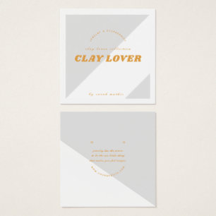 Tarjeta de visualización moderna de joyas de Gris 