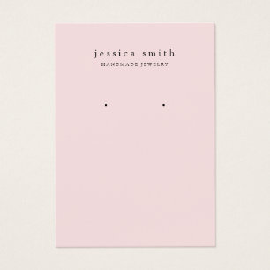 Tarjeta de visualización moderna de joyería