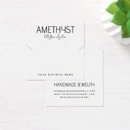 Tarjeta de visualización moderna de joyería de pen