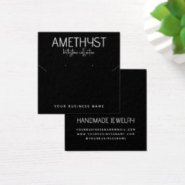 Tarjeta de visualización moderna de joyería de pen