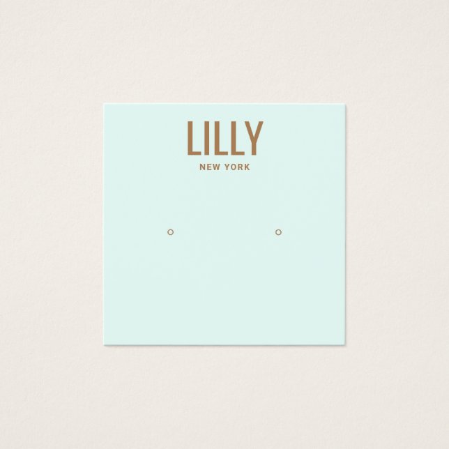 Tarjeta de visualización moderna de los remontes d (Anverso)