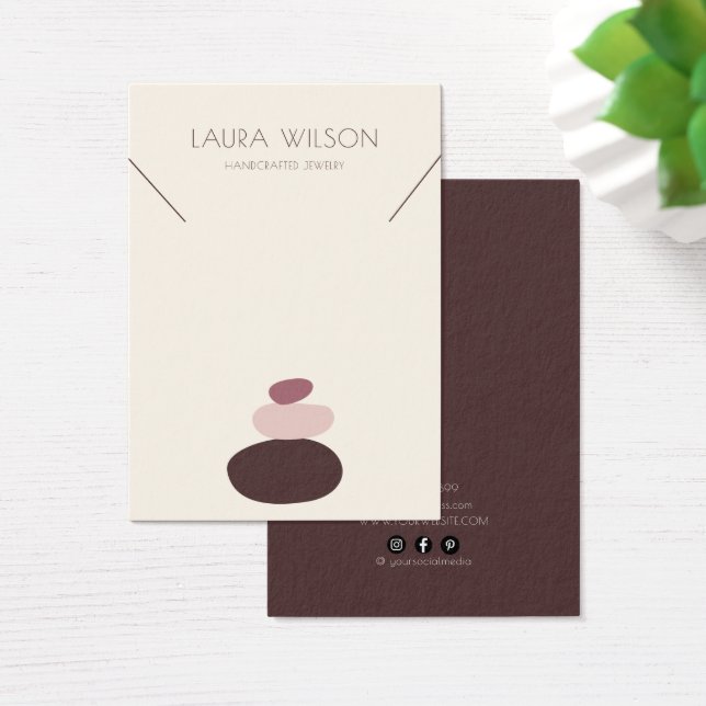 Tarjeta de visualización moderna de pulsera de cue (Escritorio)