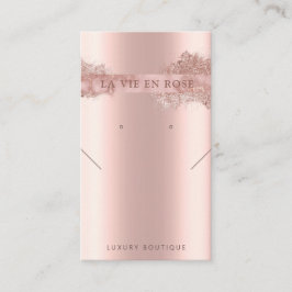 Tarjeta de visualización moderna del collar de los