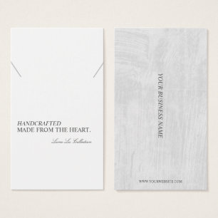 Tarjeta de visualización moderna del collar Minima