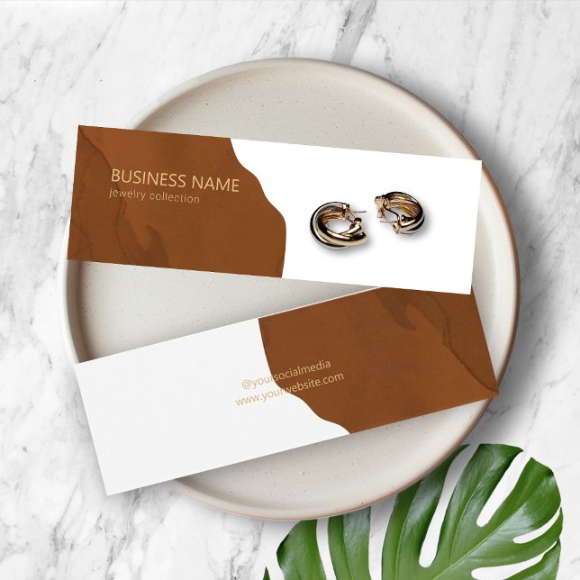 Tarjeta de visualización moderna Earthy Boho Earri (Subido por el creador)