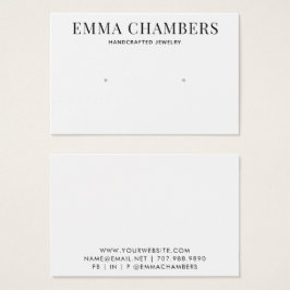 Tarjeta de visualización moderna Minimalista de in