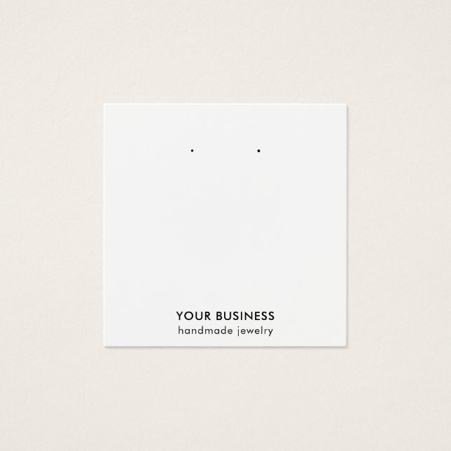 Tarjeta de visualización moderna Minimalista de jo (Anverso)