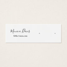 Tarjeta de visualización moderna sencilla para el