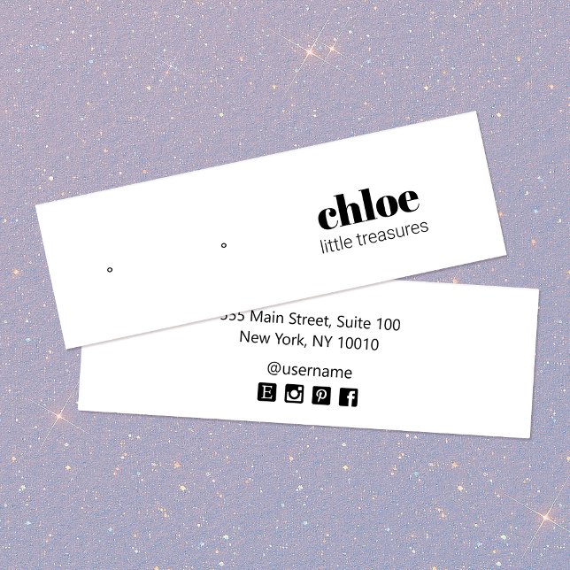 Tarjeta de visualización moderna sencilla para el  (Subido por el creador)