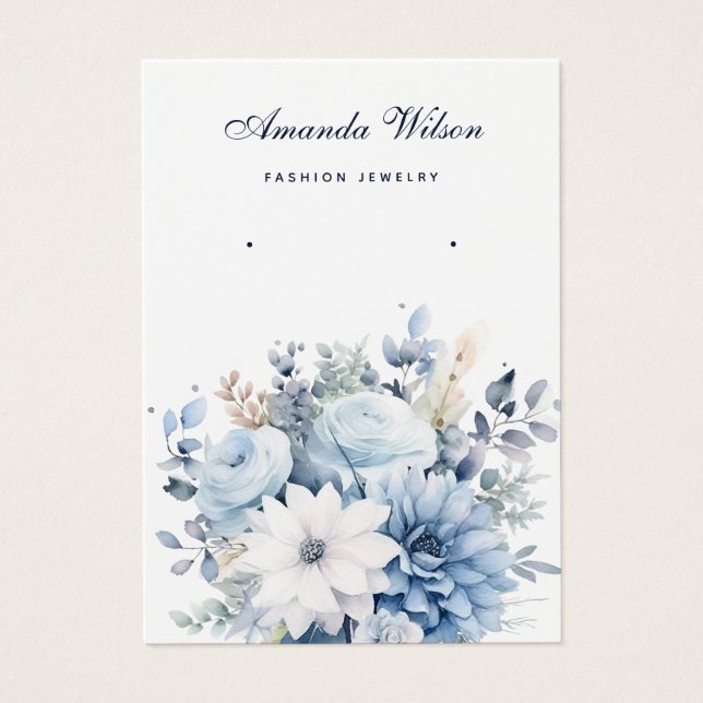 Tarjeta de visualización moderna y elegante del an (Frente)