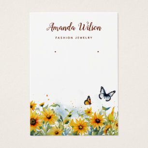 Tarjeta de visualización moderna y elegante del an