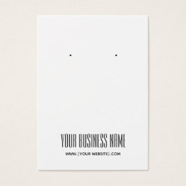 Tarjeta de visualización moderna y sencilla de la 