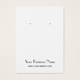 Tarjeta de visualización moderna y sencilla de la 